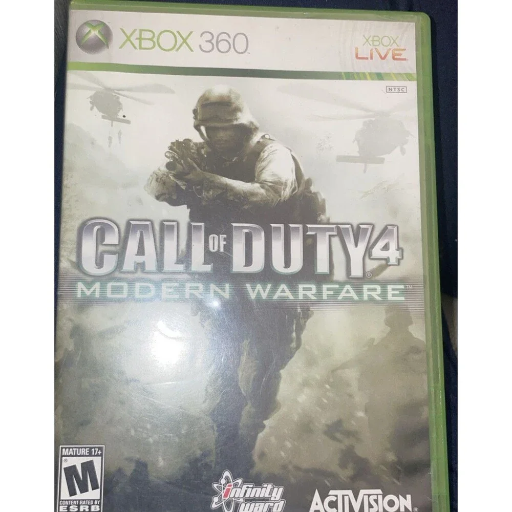 Xbox 360 Call of Duty 4 Modern Warfare with Manual FAST SHIPPING